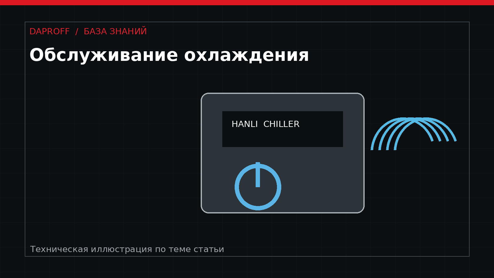 Обслуживание системы охлаждения волоконного лазера